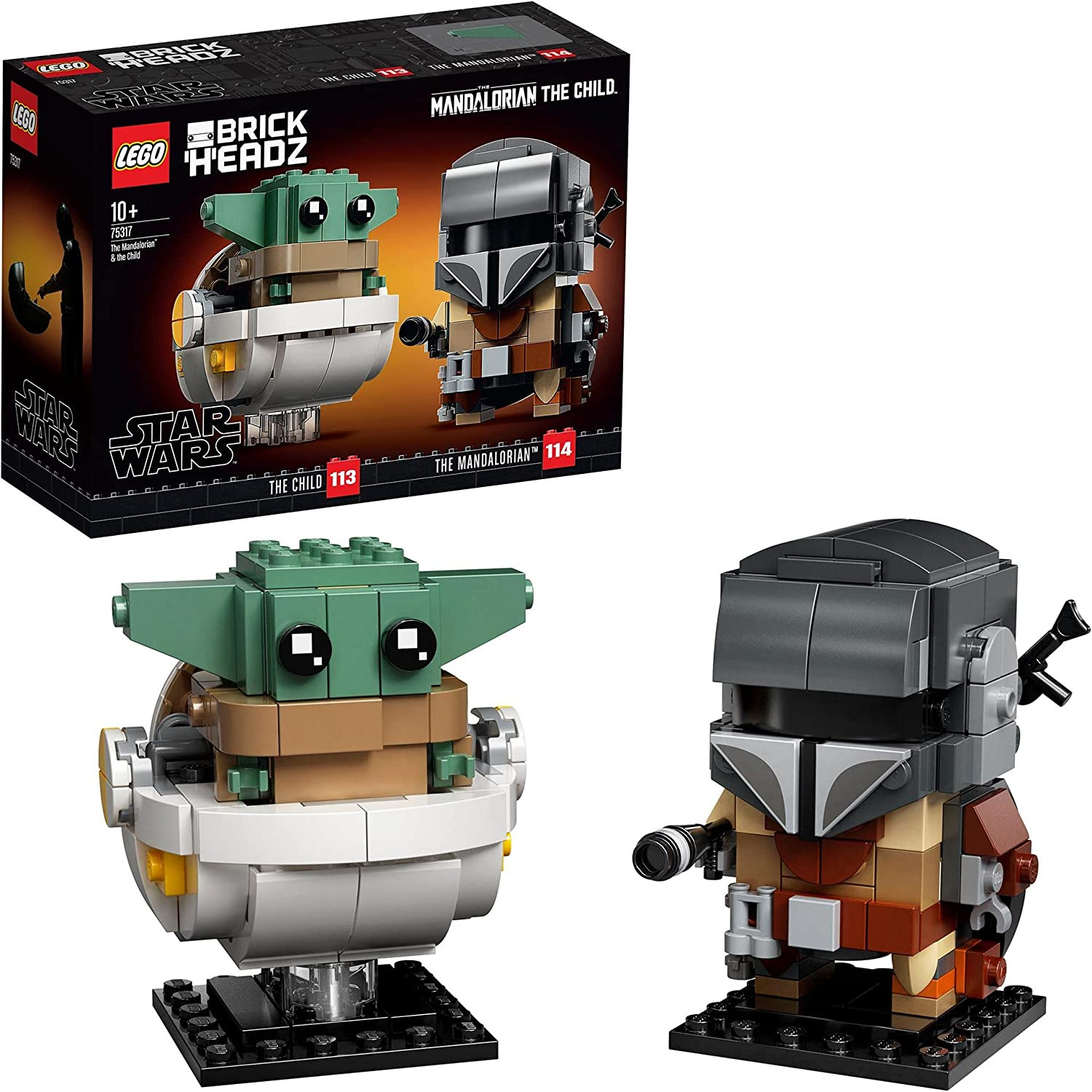 Lego Brick Headz ✯ Grogu e il Mandaloriano ✯ 75317